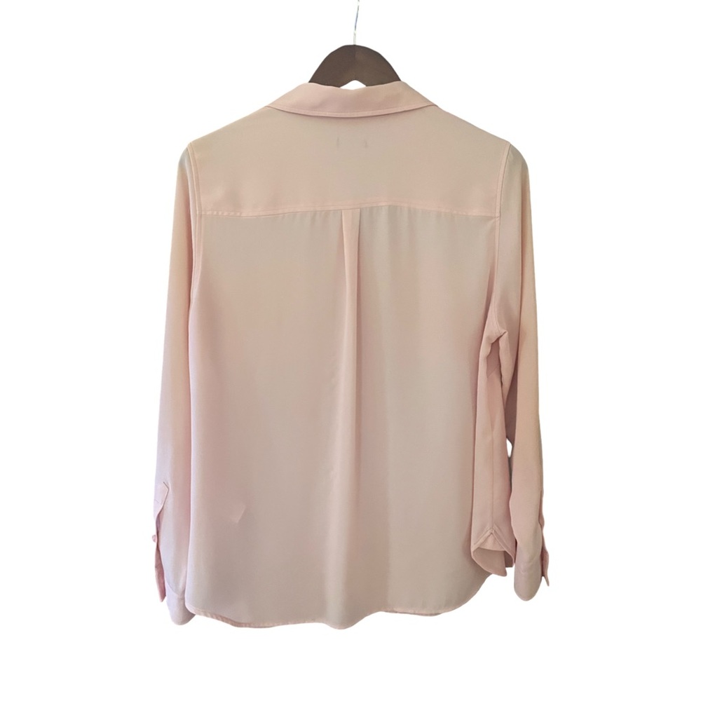 Talbots Plus Petite Blush Button-Front Blouse Xp … - image 3